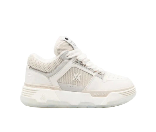 MA-1 leather chunky sneakers